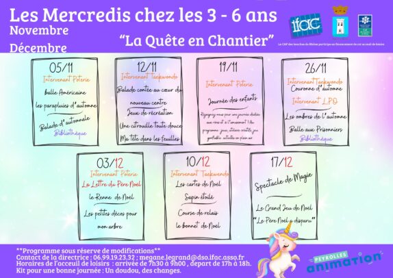 Programmes 3/5 ans_NOV DEC 25