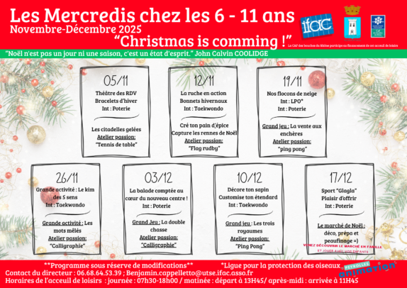 Programme 6/11 ans_Mercredis NovDec 25