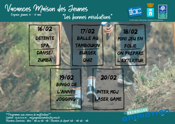 Programmes Vacances 12/17 ans HIVER 26